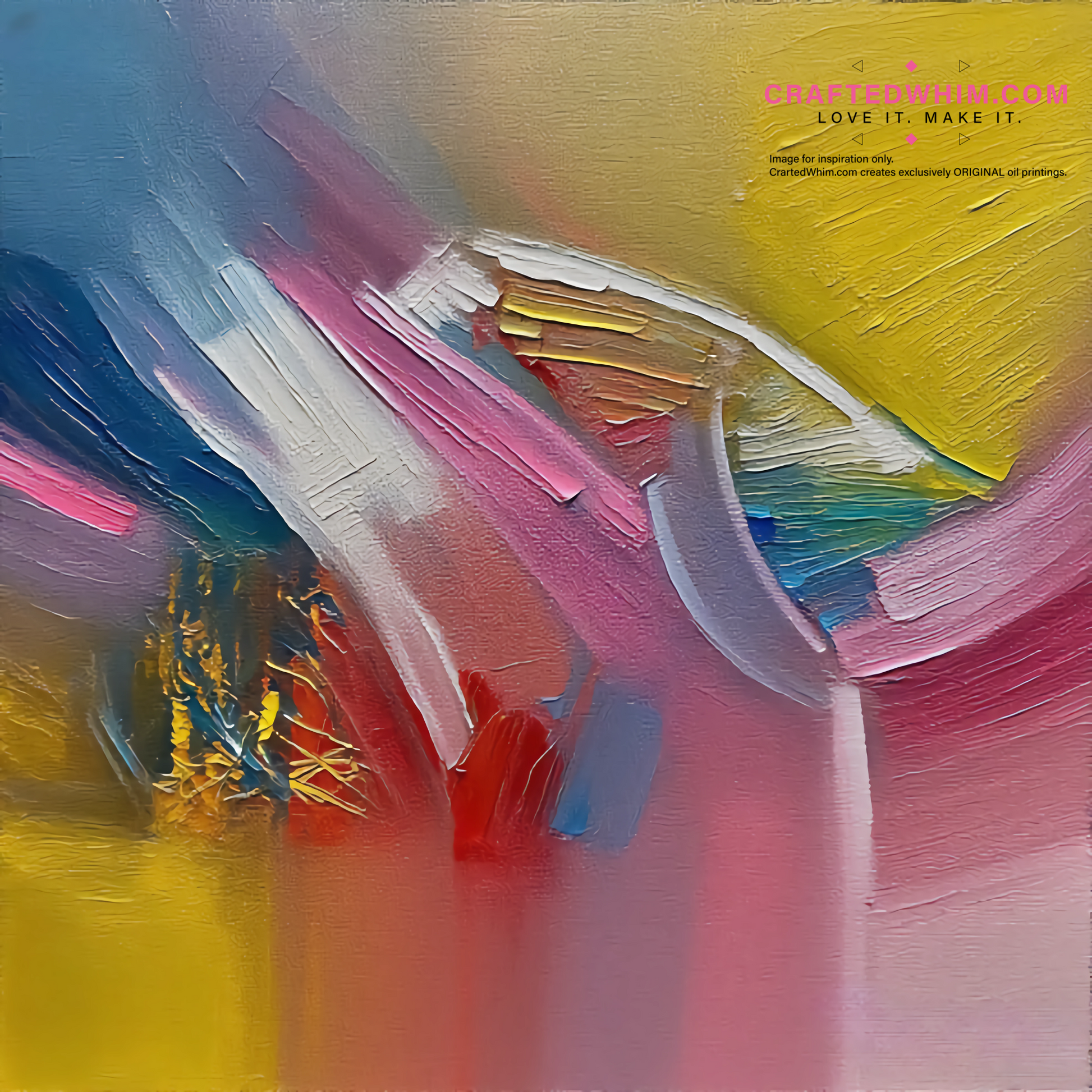Algorithmic Serendipity - oil painting print By Anson Ang HK