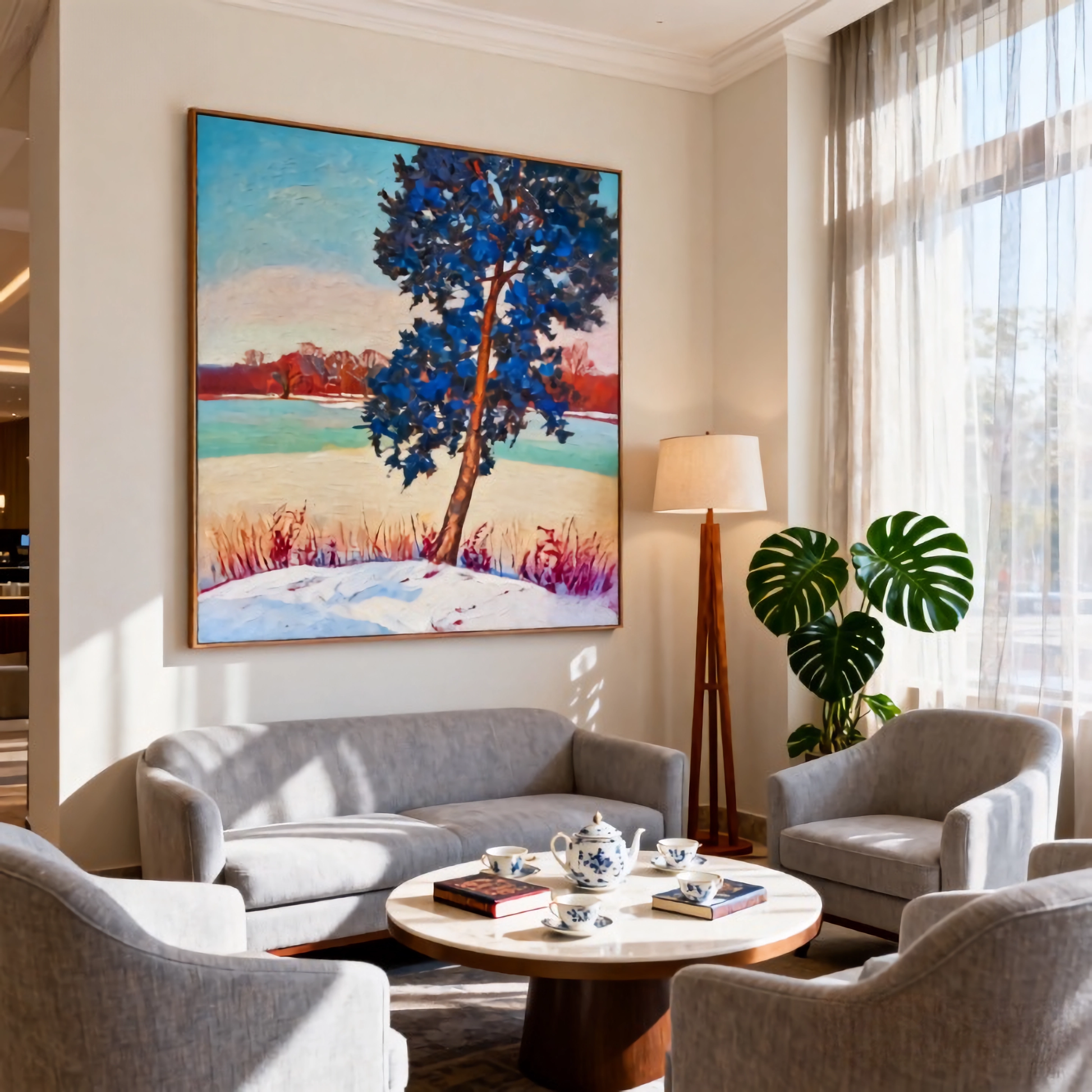 Fading Midsummer  - oil painting print By Anson Ang HK