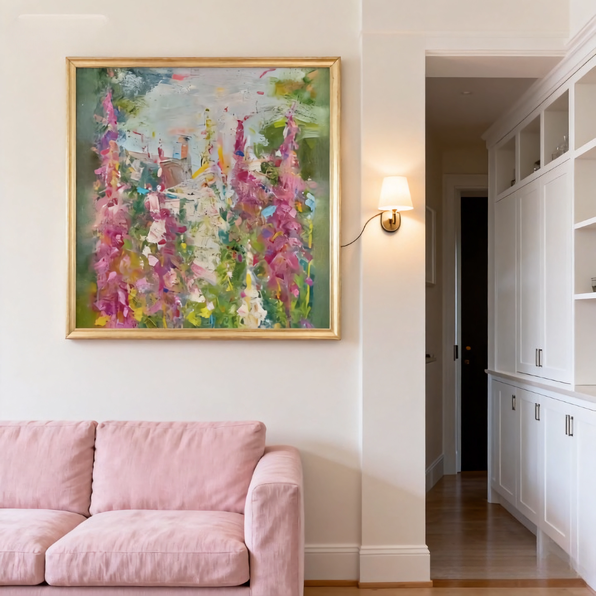 Garden Geometry - oil painting print By Anson Ang HK