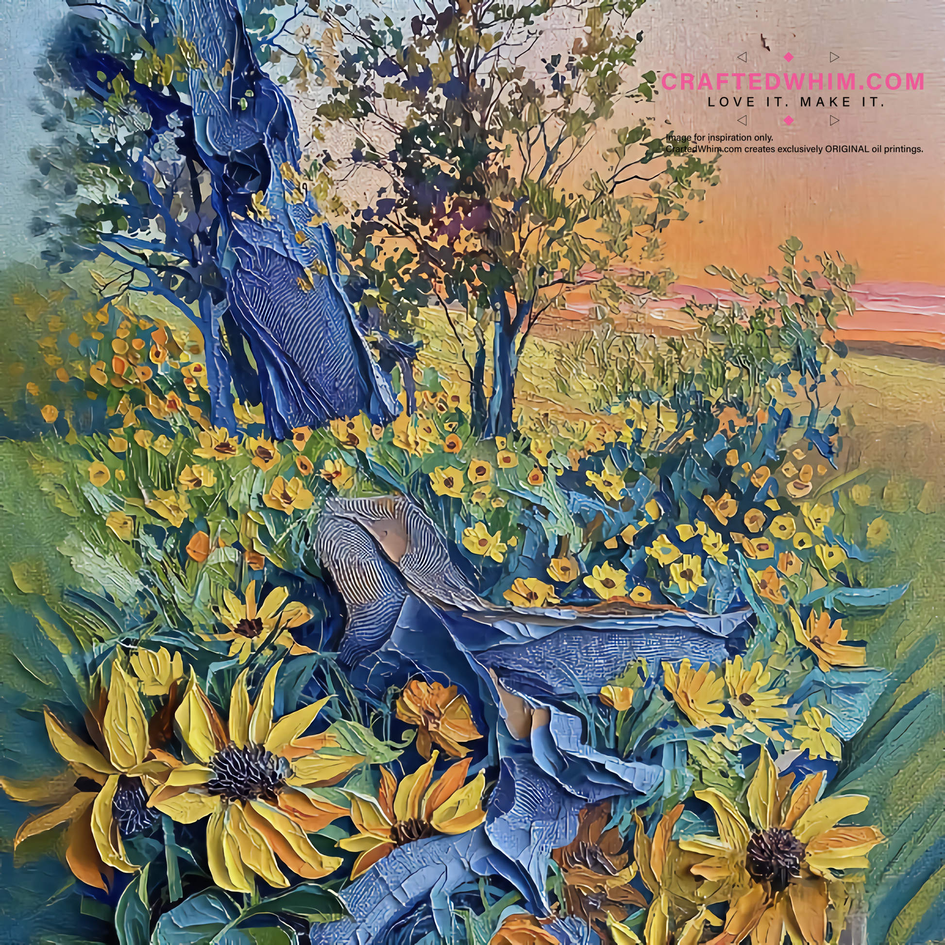 Iridescence After Rain - oil painting print By Anson Ang HK