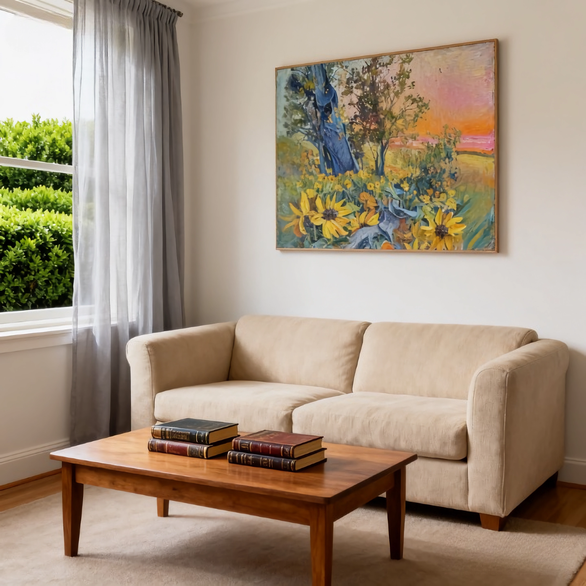 Iridescence After Rain - oil painting print By Anson Ang HK