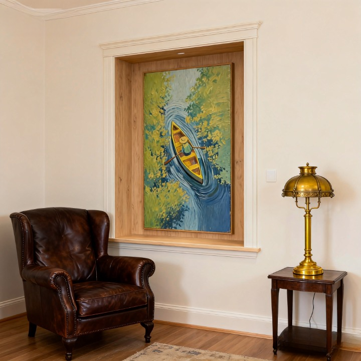 Absolute Plane of the Lake - oil painting print By Anson Ang HK