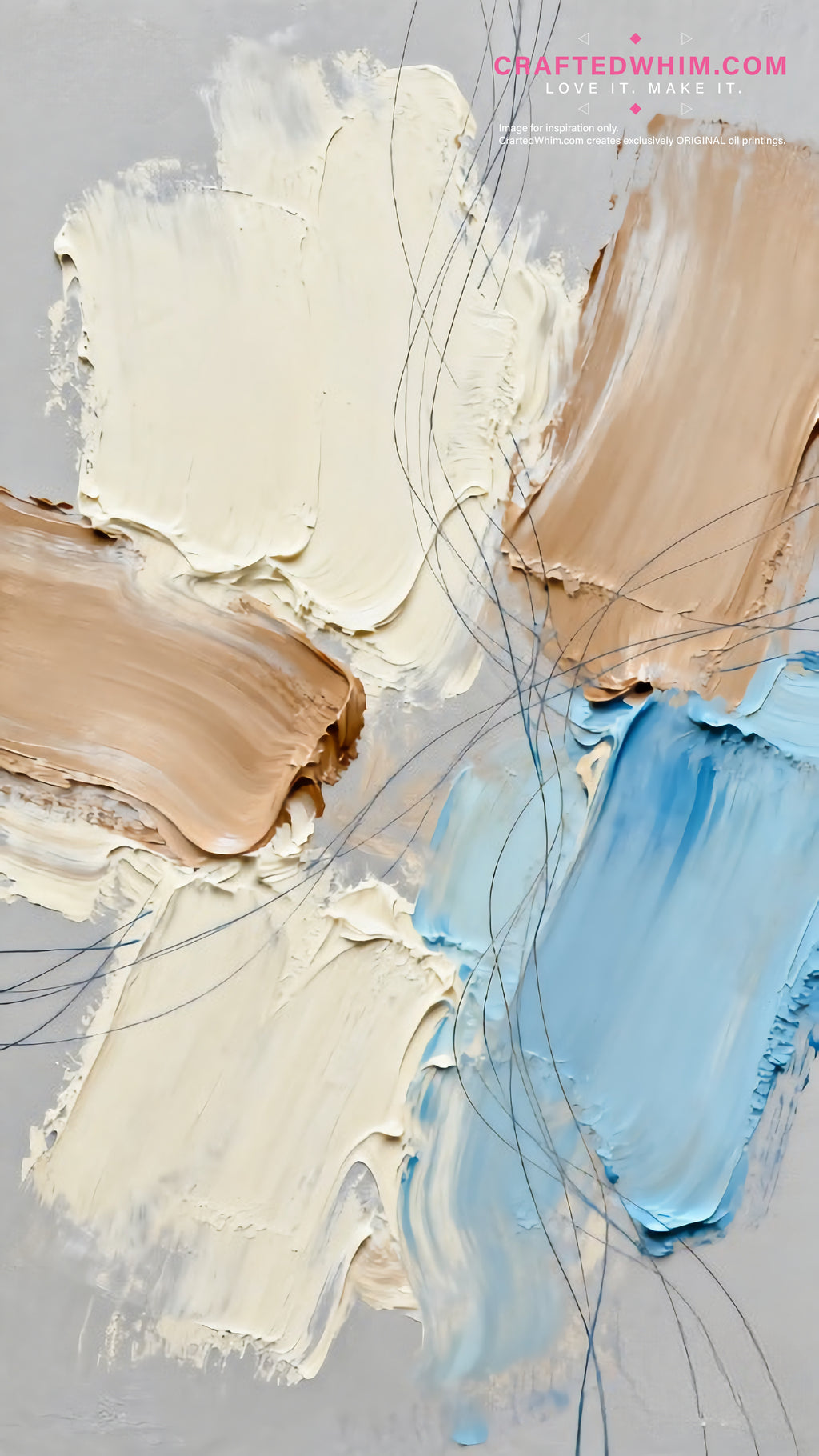 Abstract-26-1 (111)- High-quality art prints featuring original oil painting designs