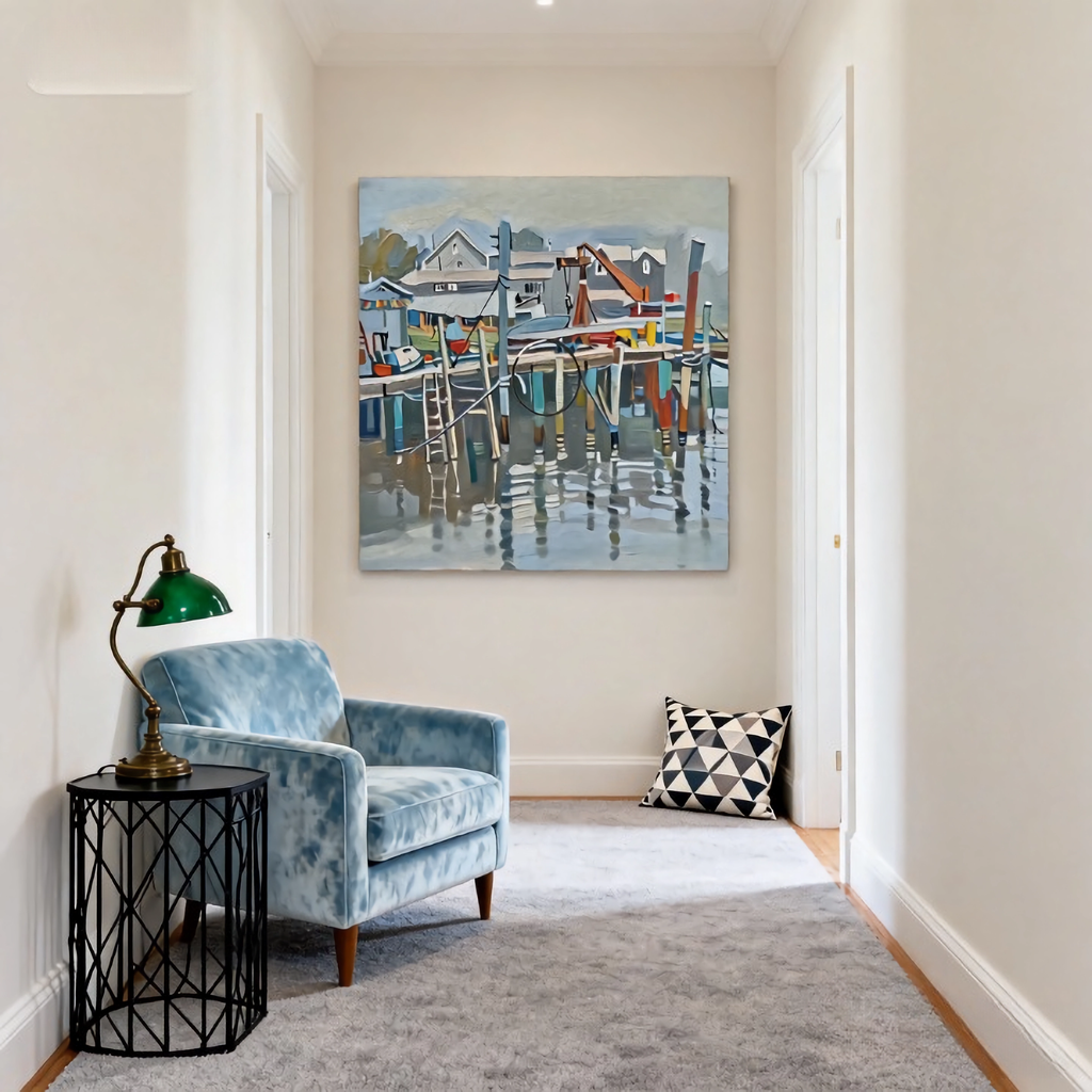 Afterimage of Velocity - oil painting print By Anson Ang HK