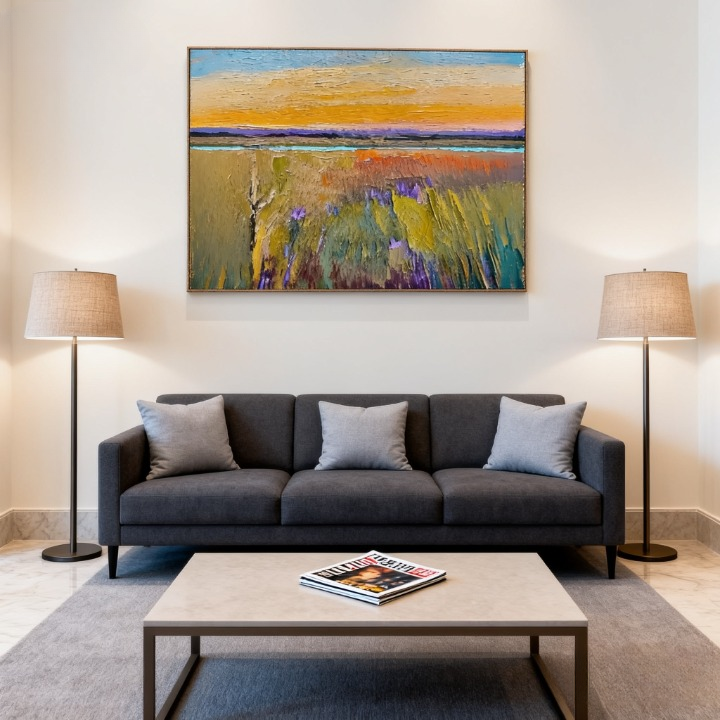 Autumn Leaves - oil painting print By Anson Ang HK
