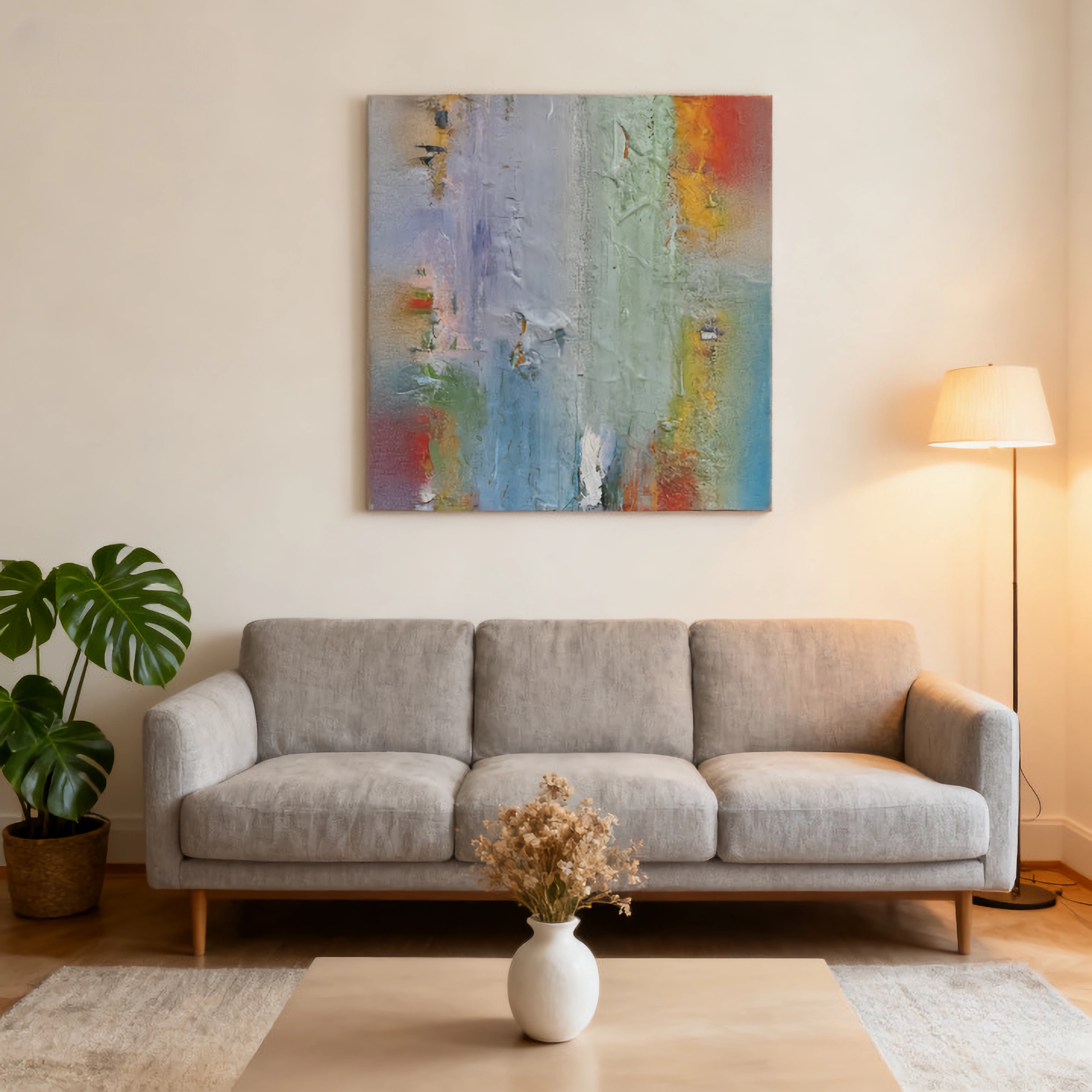 Azure Abyss - oil painting print By Anson Ang HK