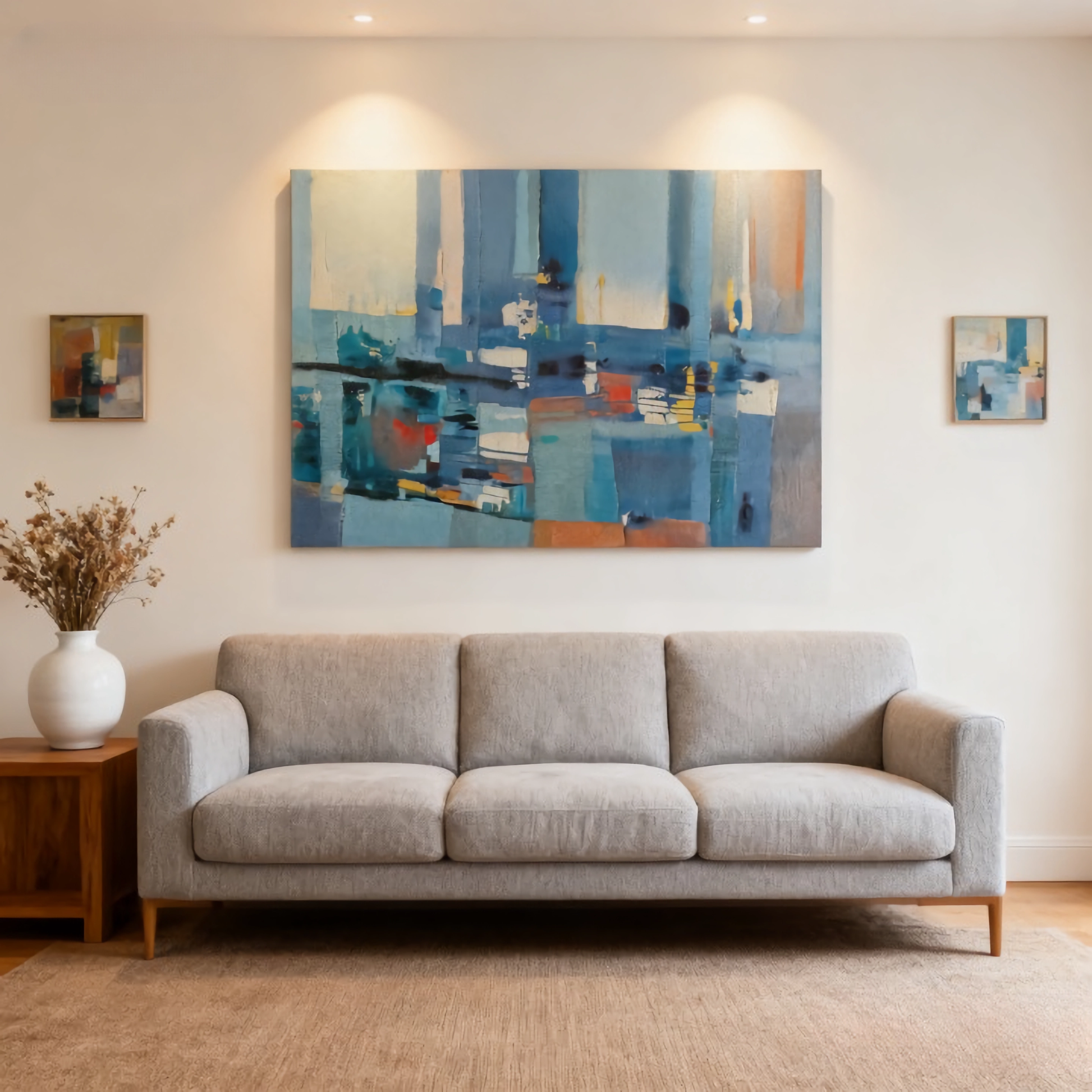 Azure Melancholy - oil painting print By Anson Ang HK