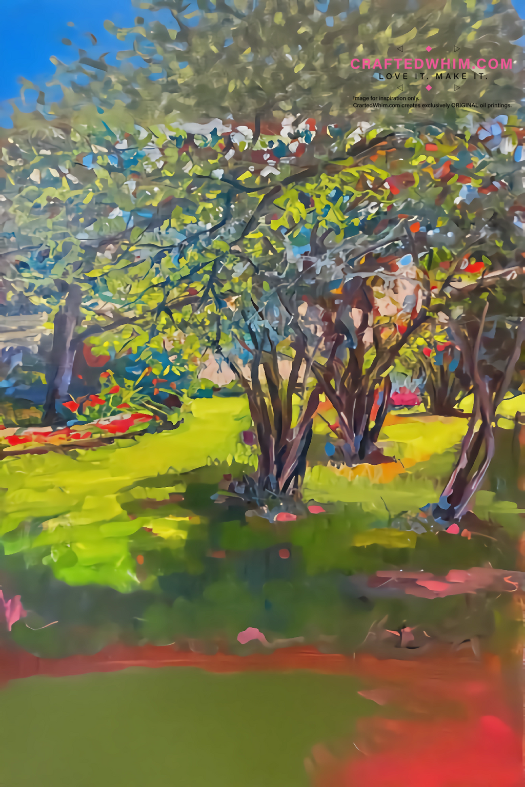 Backlit Secrets - oil painting print By Anson Ang HK