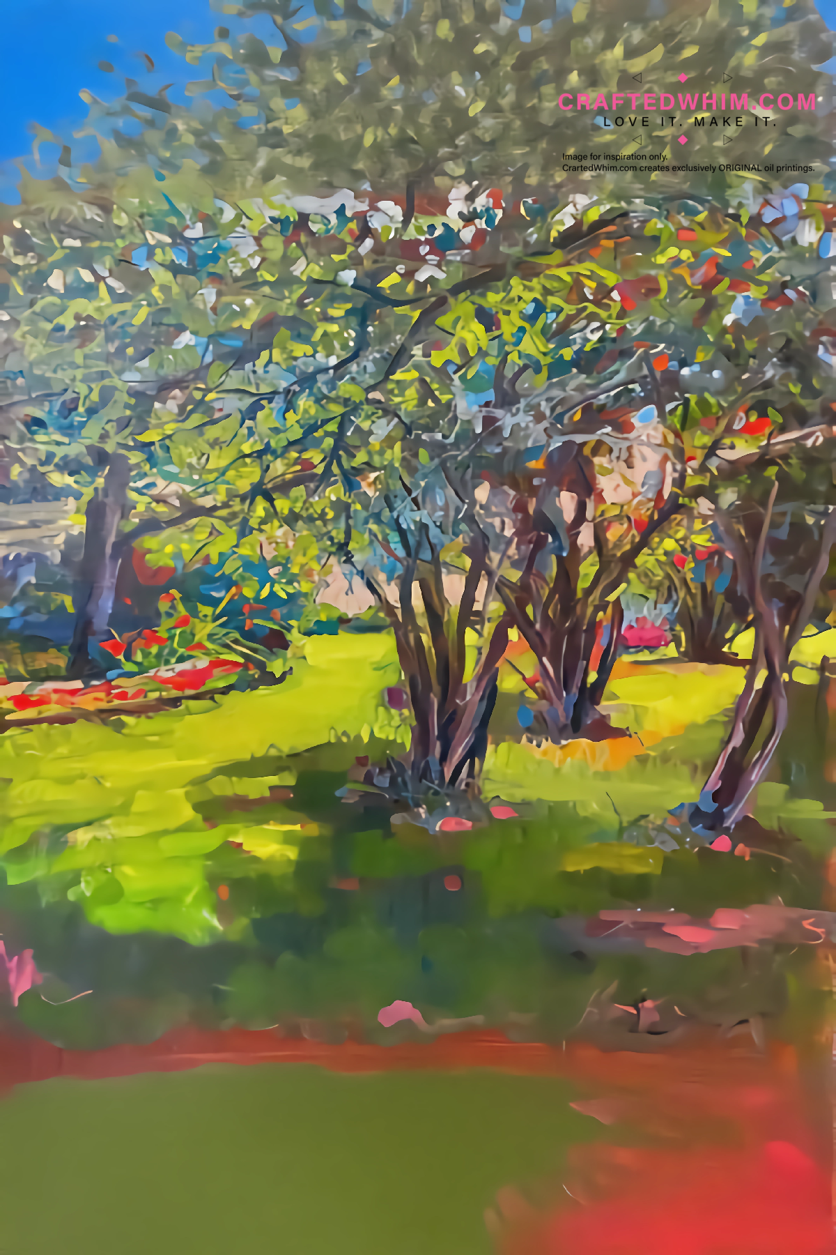 Backlit Secrets - oil painting print By Anson Ang HK