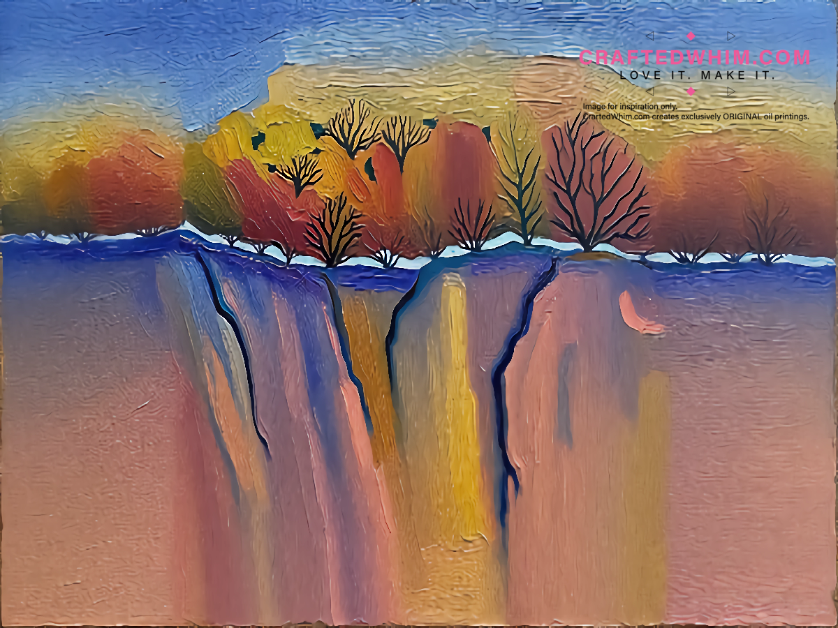 Border of Nothingness - oil painting print By Anson Ang HK