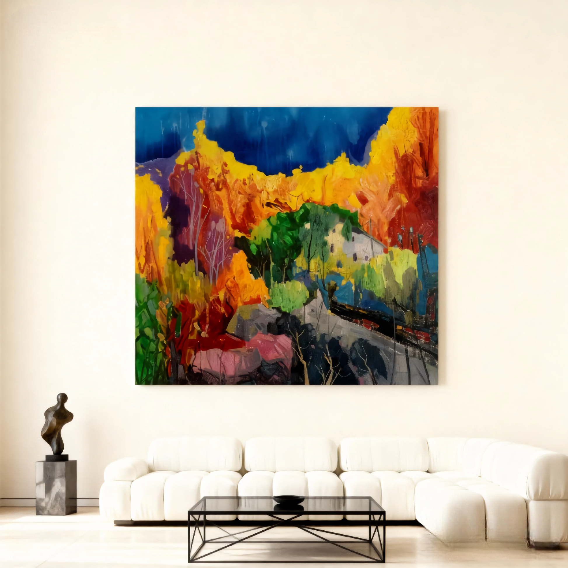 Boson Drip - oil painting print By Anson Ang HK