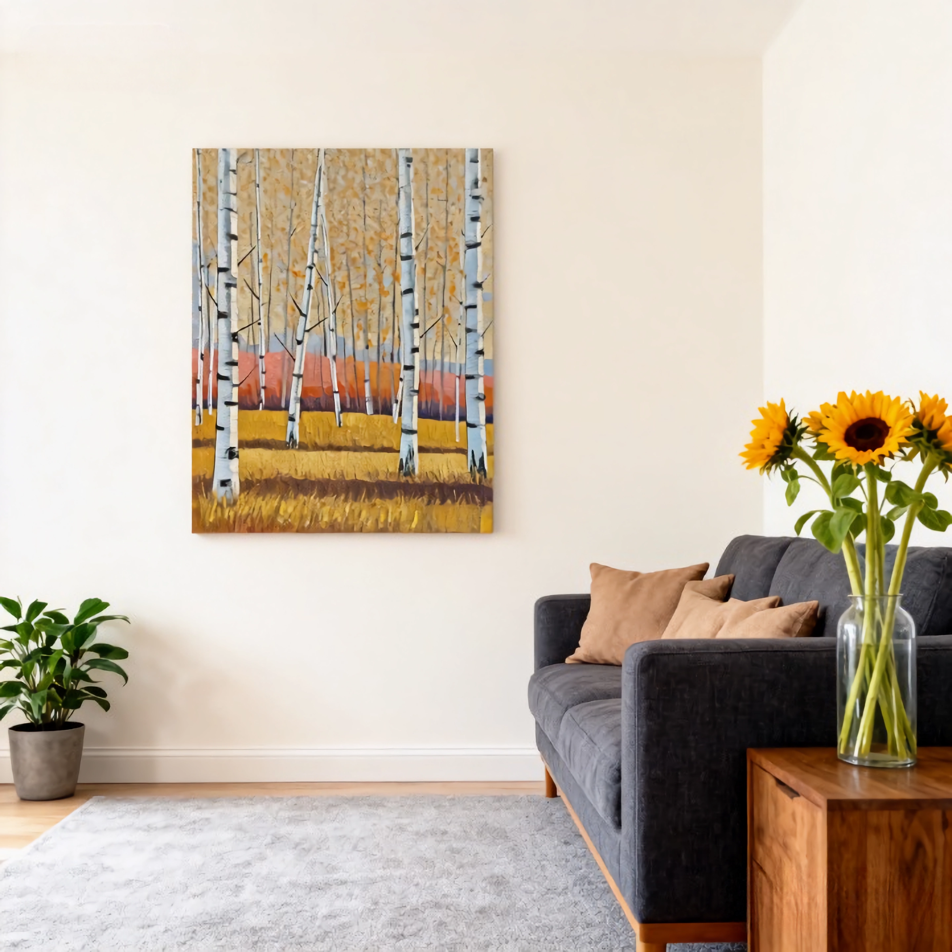 Canopy Entanglement - oil painting print By Anson Ang HK