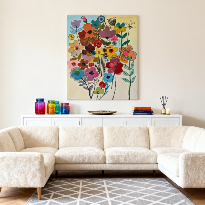 Cellular Structure  - oil painting print By Anson Ang HK
