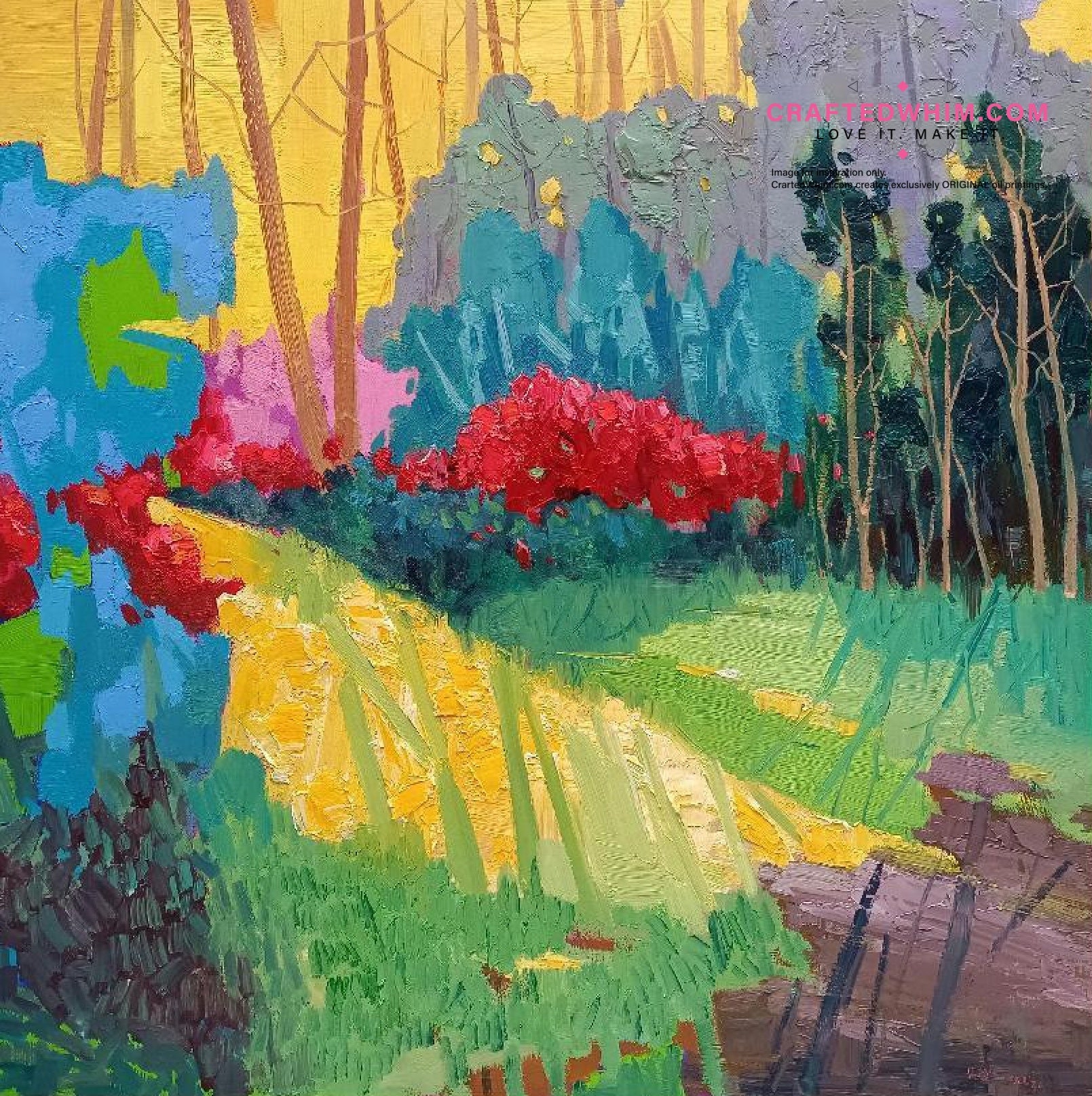 Chromatin Collapse - oil painting print By Anson Ang HK