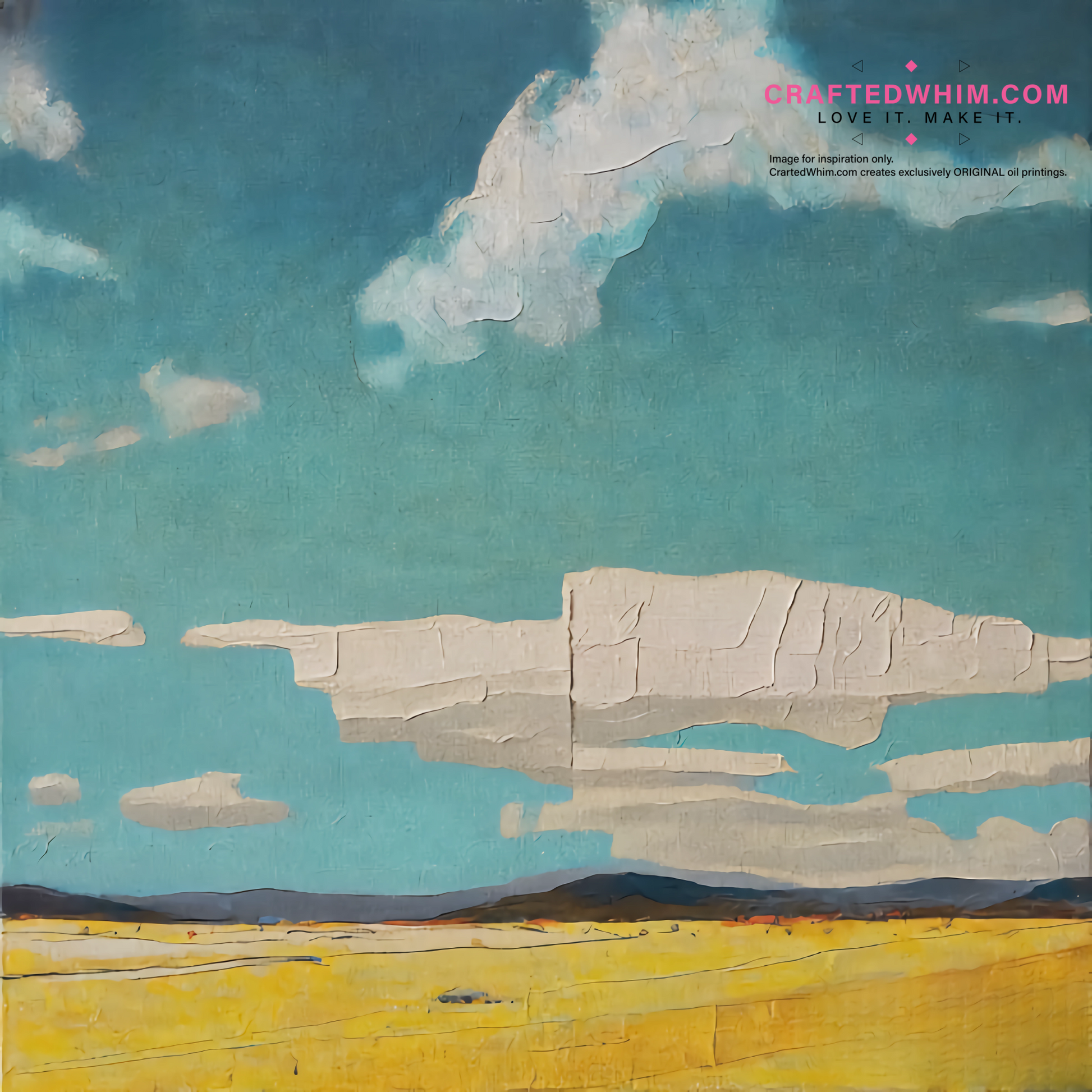 Cirrostratus Filaments - oil painting print By Anson Ang HK