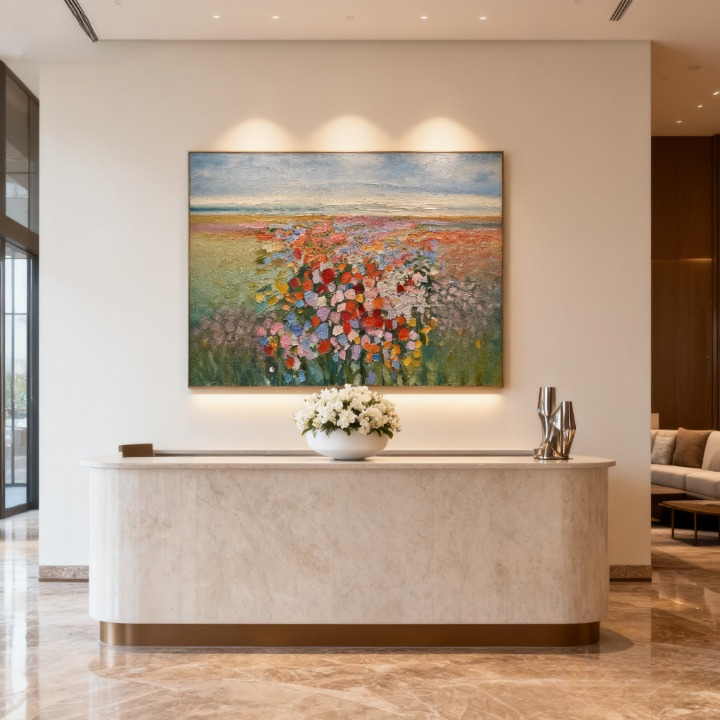 Code of Propagation - oil painting print By Anson Ang HK