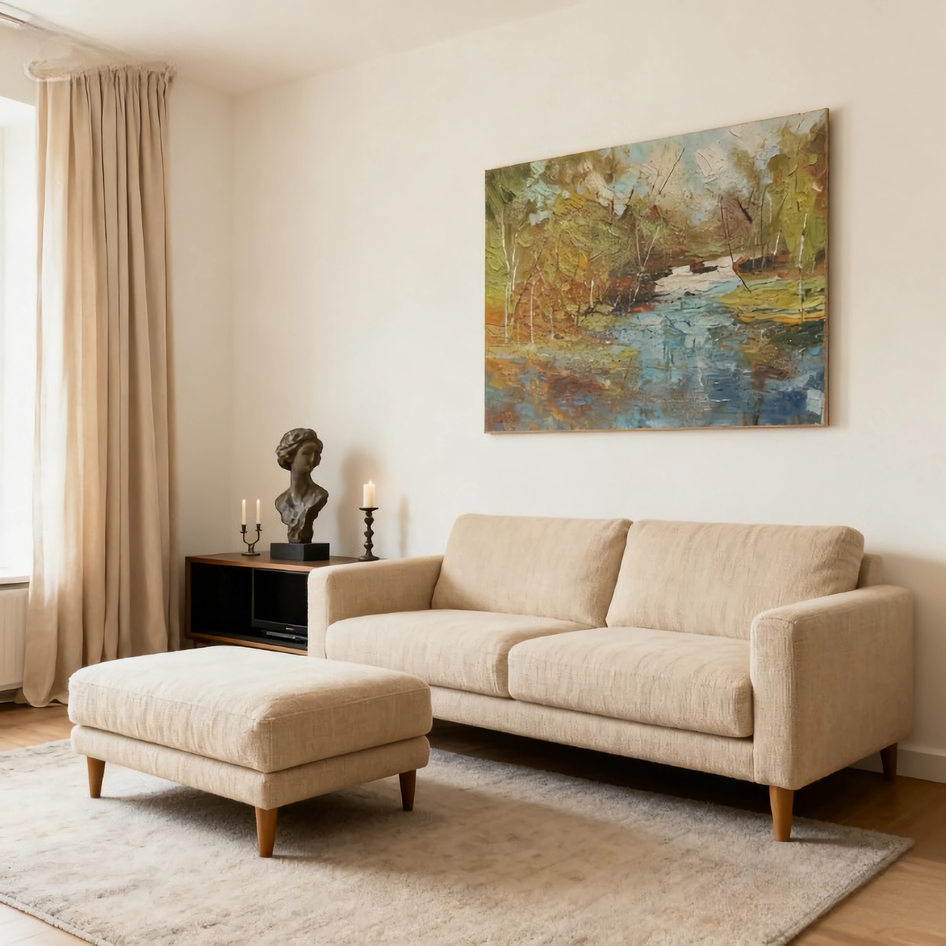 Coefficient of Riverine Lag - oil painting print By Anson Ang HK