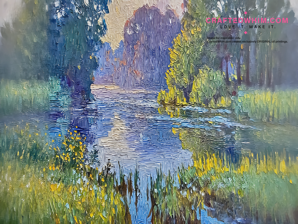 Convergence and Dissipation of Highlights - oil painting print By Anson Ang HK