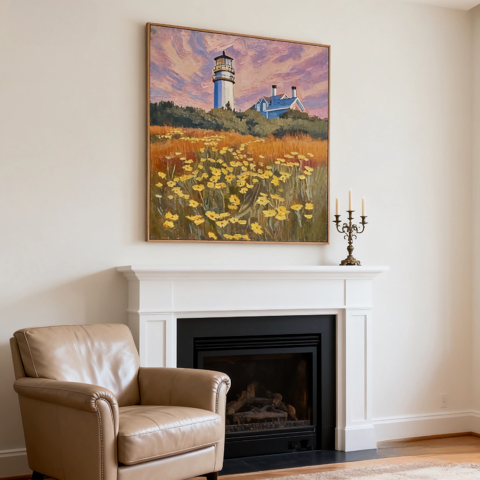 Courage of the Split Calyx - oil painting print By Anson Ang HK