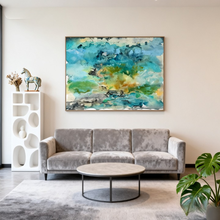 Cradle of Melancholy - oil painting print By Anson Ang HK