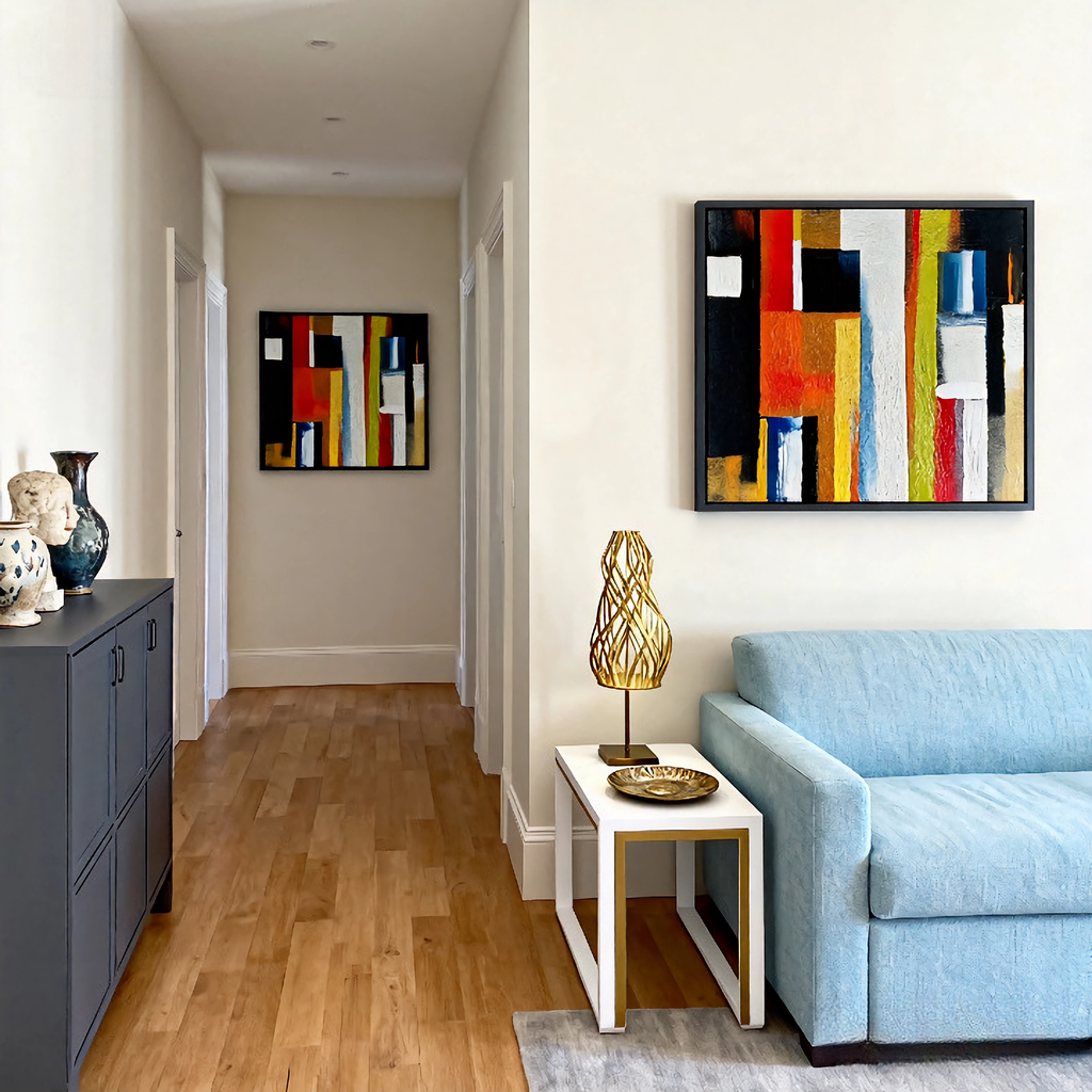 Crimson Dreamscape - oil painting print By Anson Ang HK