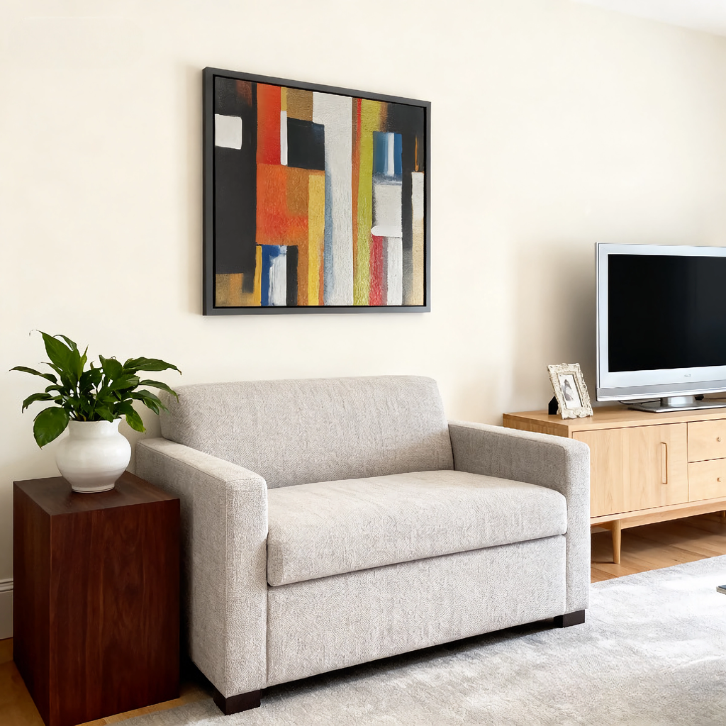 Crimson Dreamscape - oil painting print By Anson Ang HK