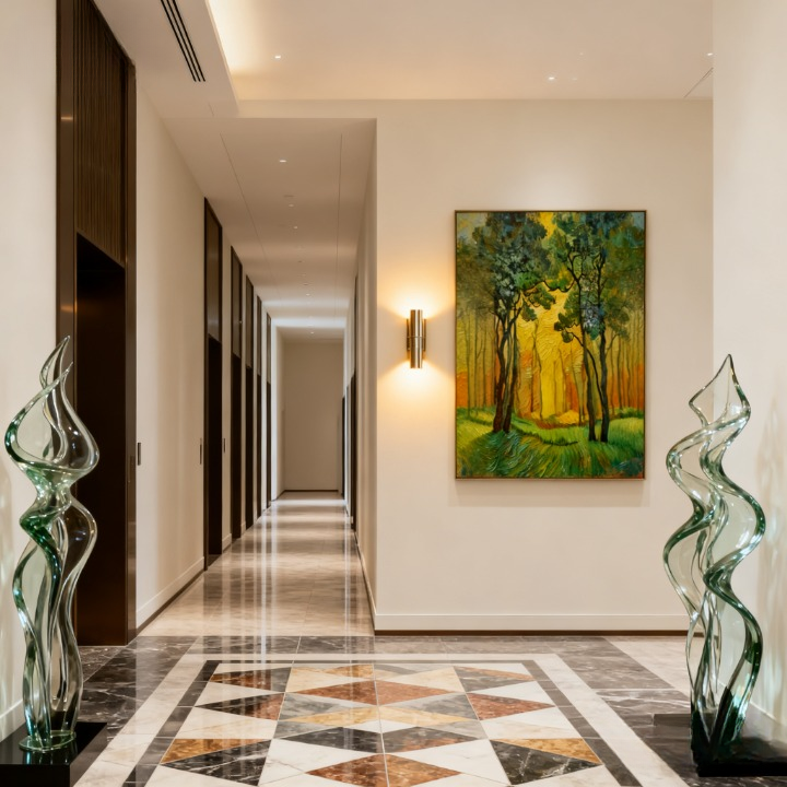 Cryptic Network of Roots  - oil painting print By Anson Ang HK