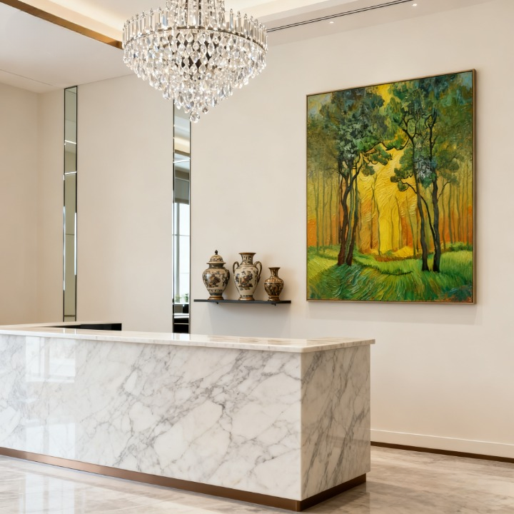 Cryptic Network of Roots  - oil painting print By Anson Ang HK