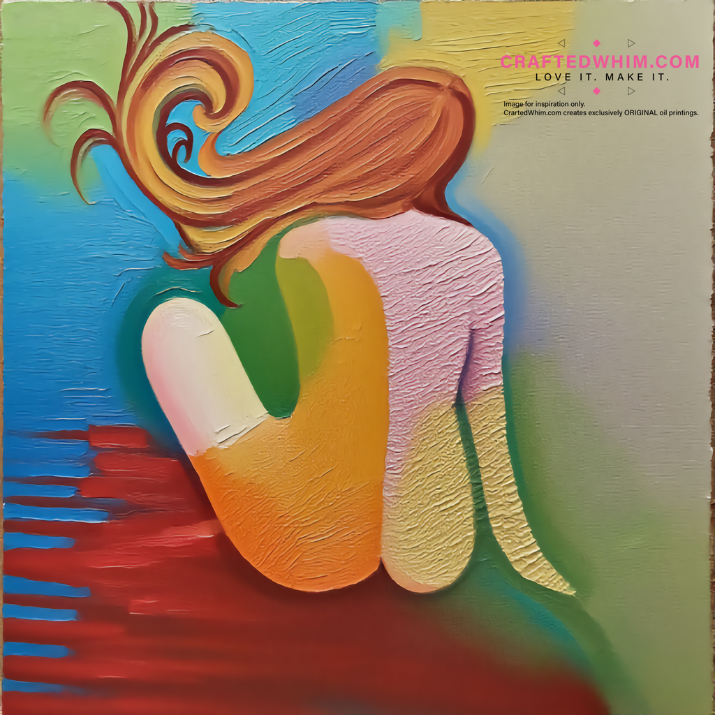 Dance of Dim Light - oil painting print By Anson Ang HK