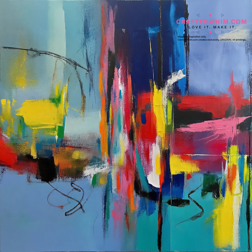 Dance of Photosynthesis - oil painting print By Anson Ang HK