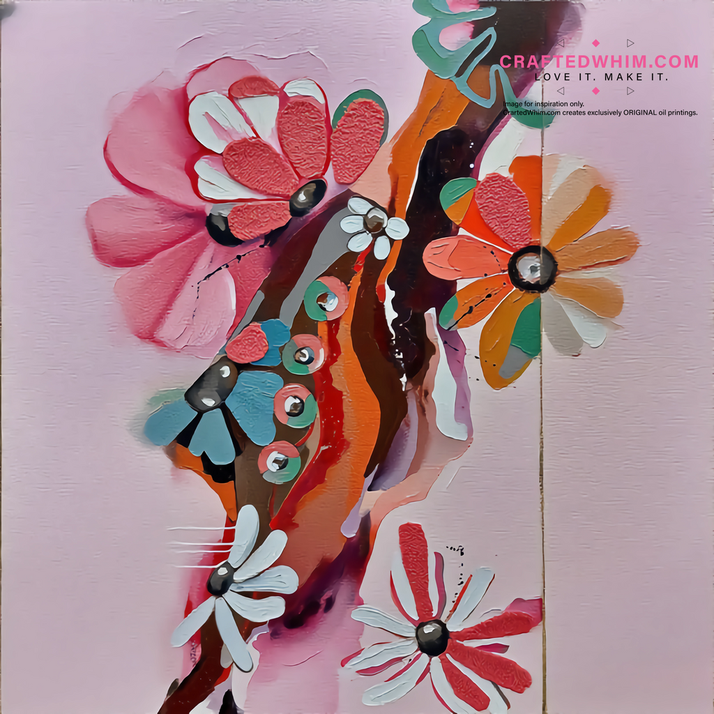 Dance of Silhouettes - oil painting print By Anson Ang HK