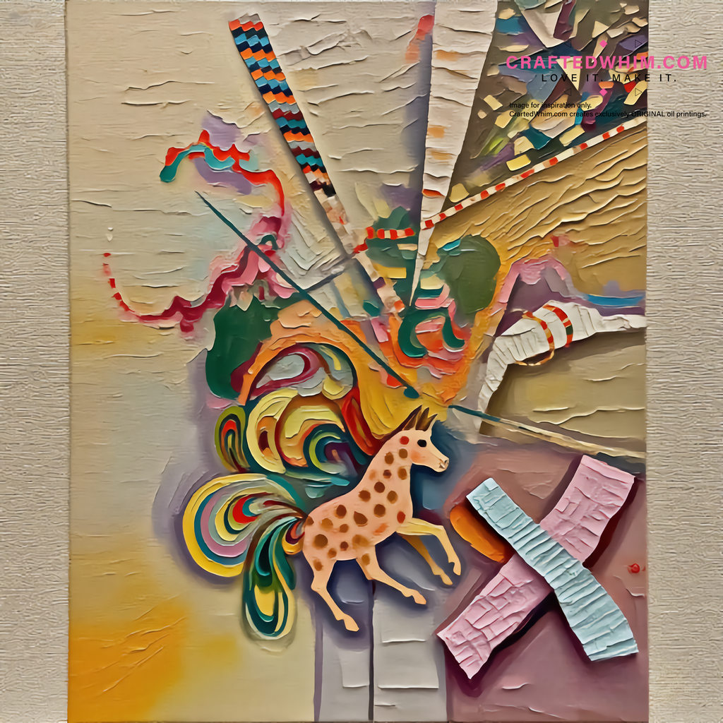 Dance of Void - oil painting print By Anson Ang HK