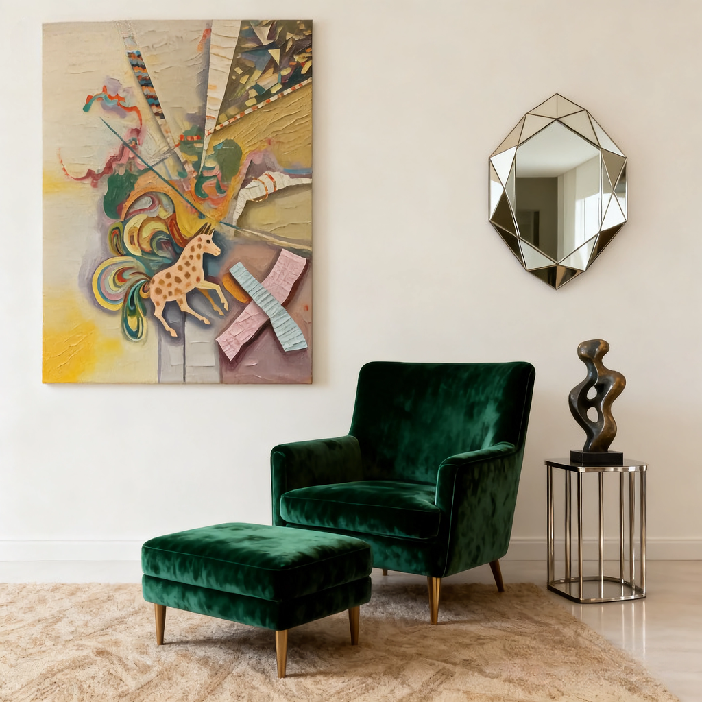 Dance of Void - oil painting print By Anson Ang HK