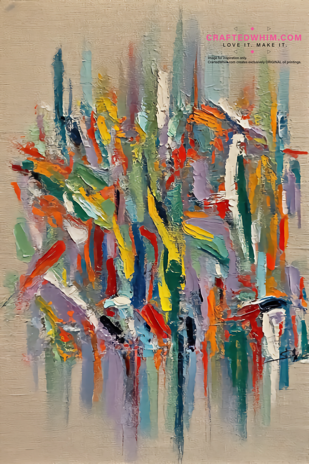 Deconstruction of Self - oil painting print By Anson Ang HK