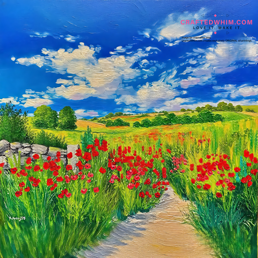 Depth of Indigo - oil painting print By Anson Ang HK