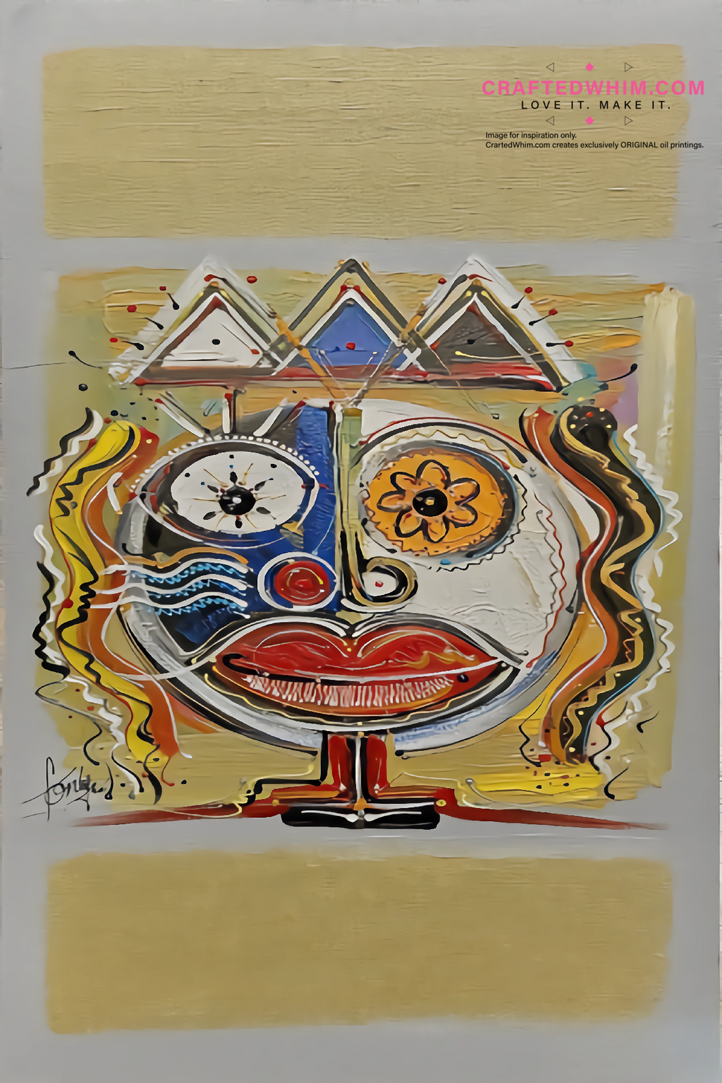 Detached from World - oil painting print By Anson Ang HK