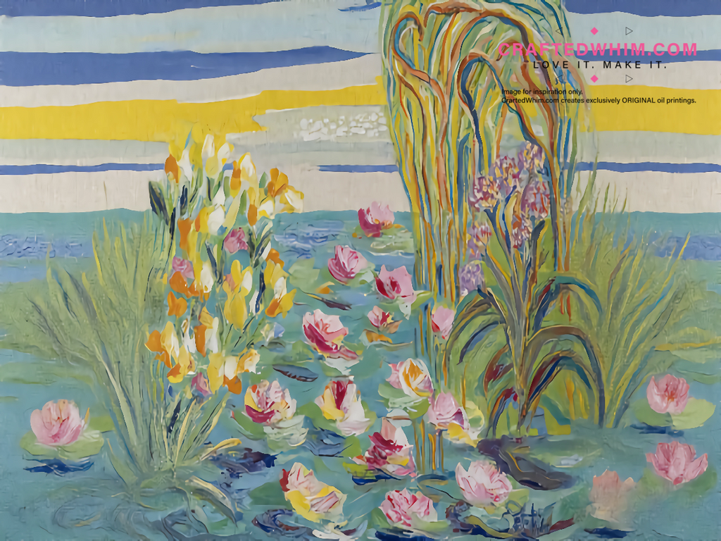 Dewdrop Refraction - oil painting print By Anson Ang HK