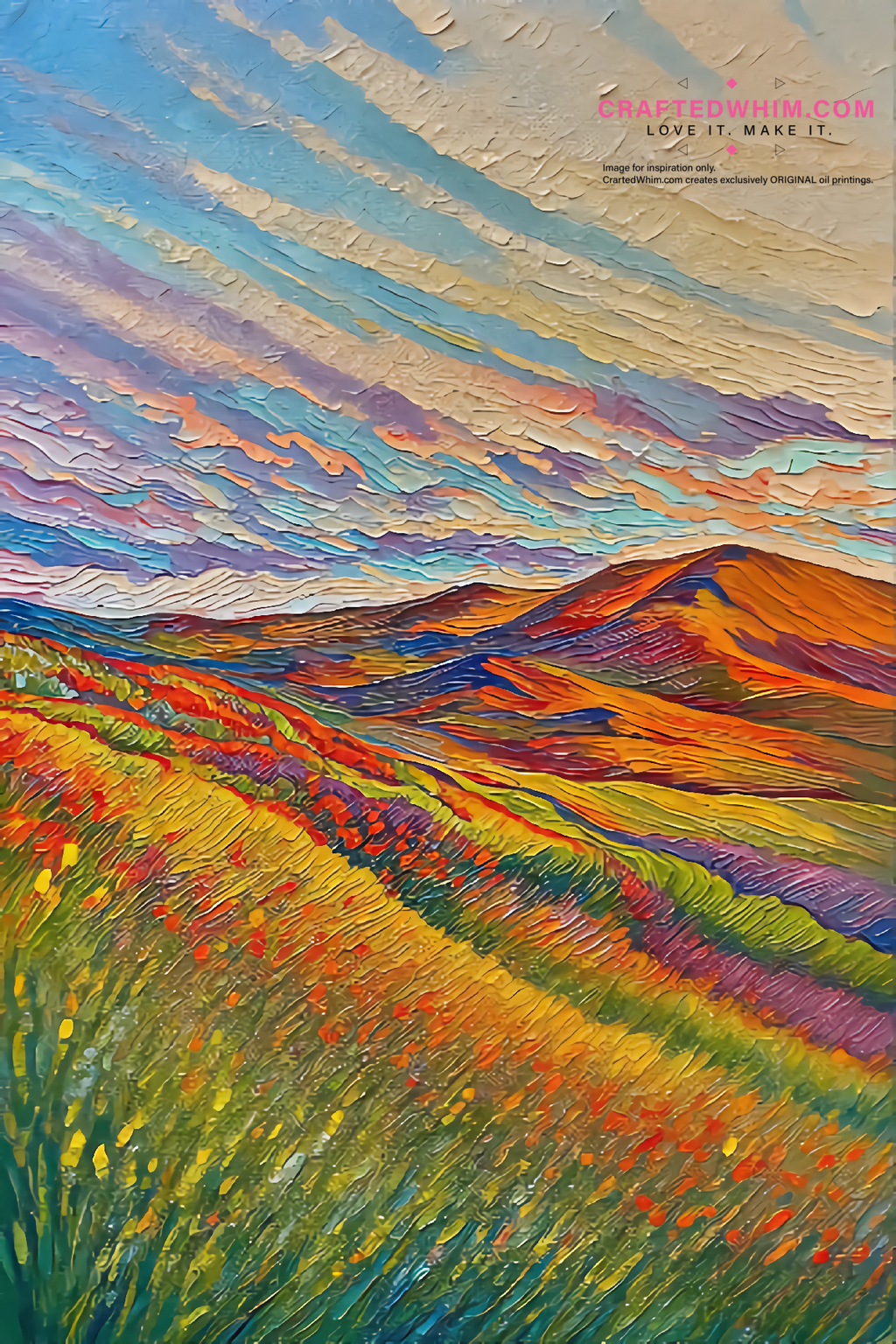 Digital Rain - oil painting print By Anson Ang HK