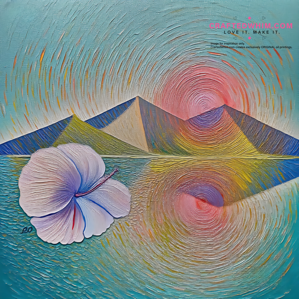 Drifting Clouds Whisper - oil painting print By Anson Ang HK