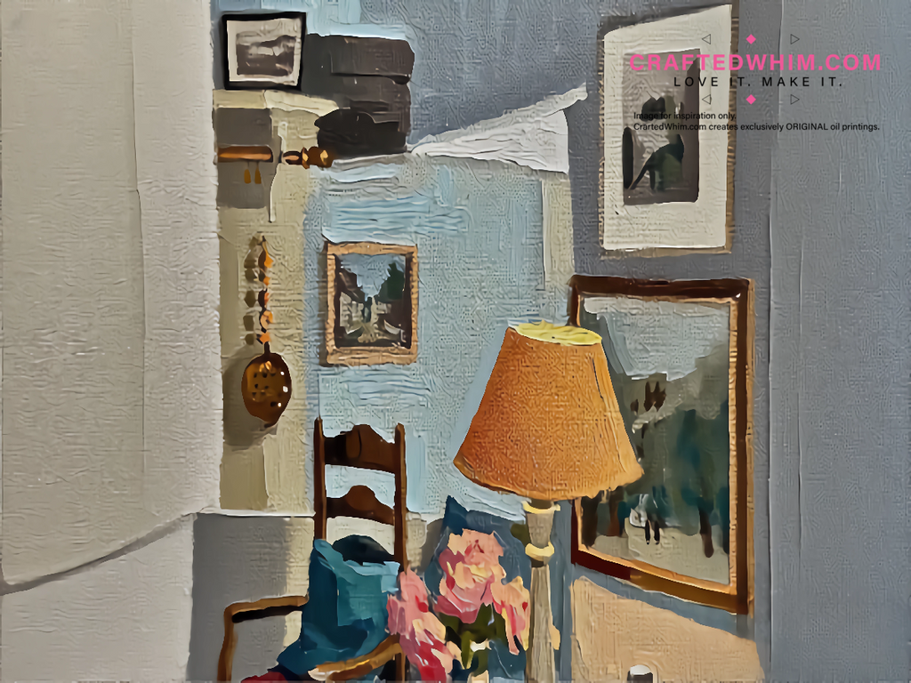 Duet of Light and Shade - oil painting print By Anson Ang HK