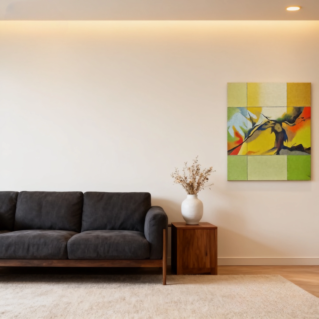 Emerald Labyrinth - oil painting print By Anson Ang HK