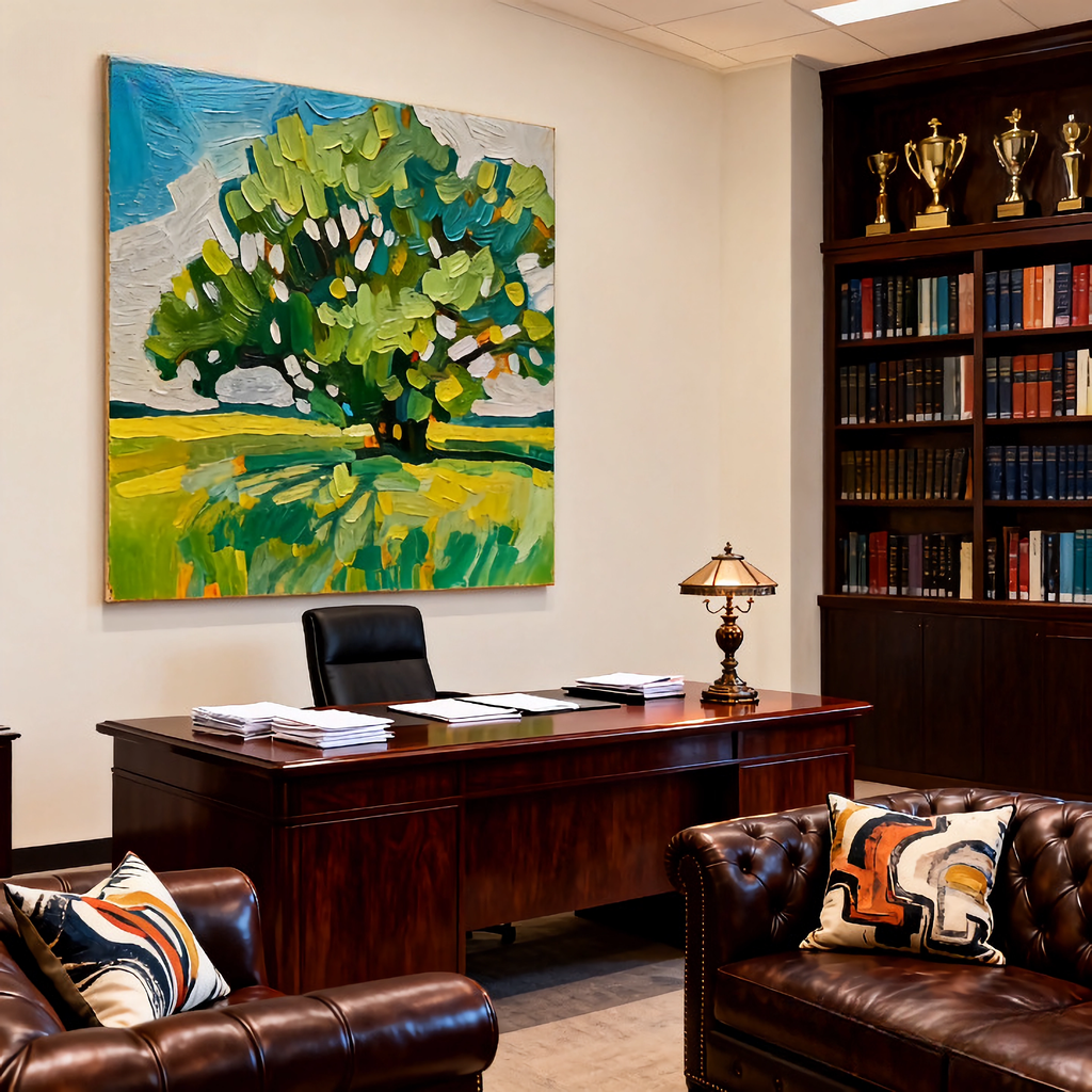 English Surreal Bloom - oil painting print By Anson Ang HK