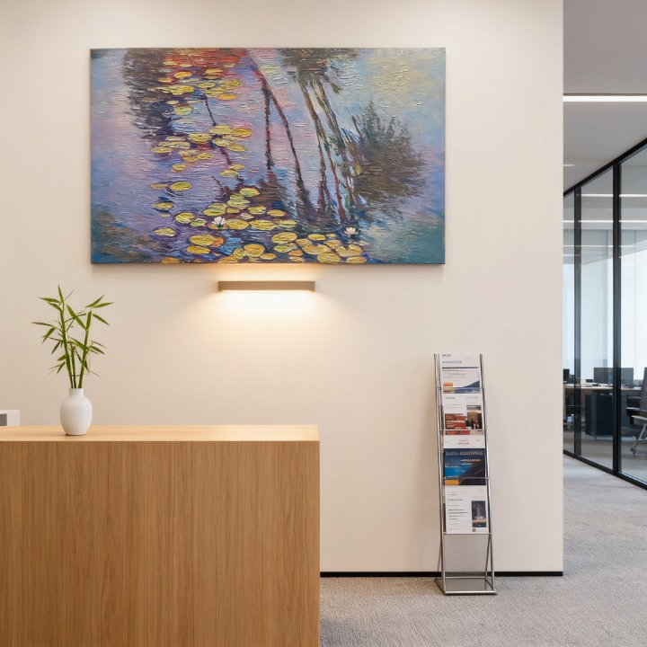 Enigma in the Mist - oil painting print By Anson Ang HK