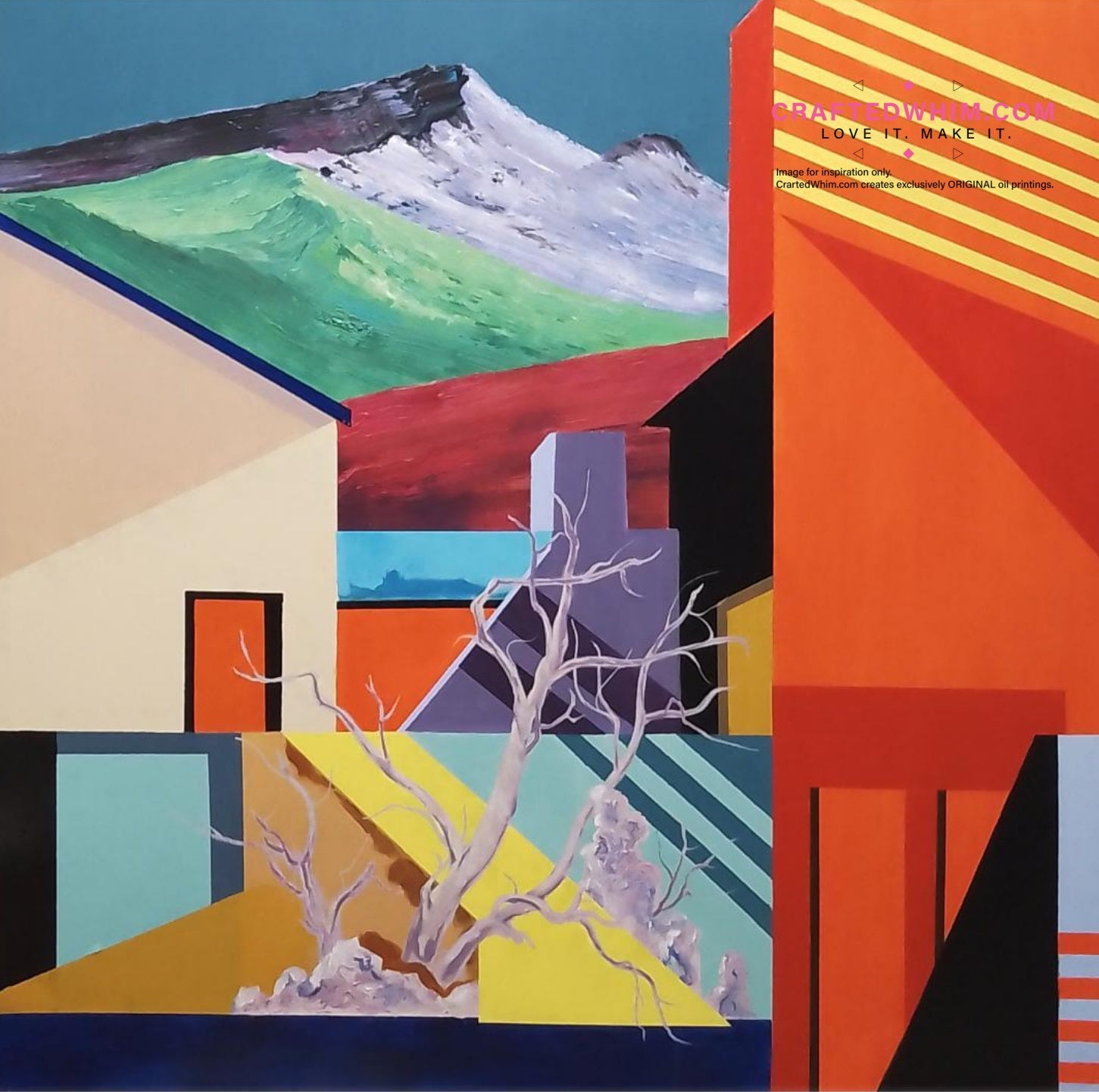 Entropic Strokes - oil painting print By Anson Ang HK