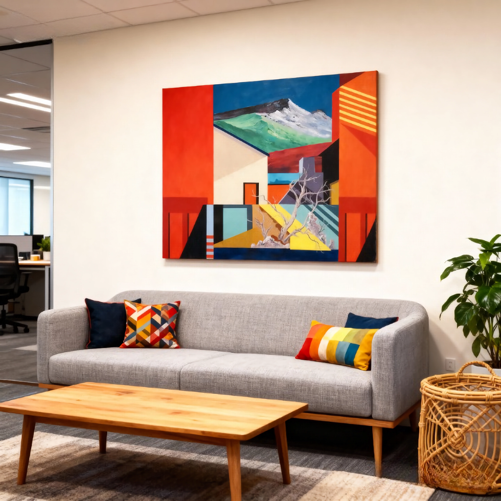 Entropic Strokes - oil painting print By Anson Ang HK