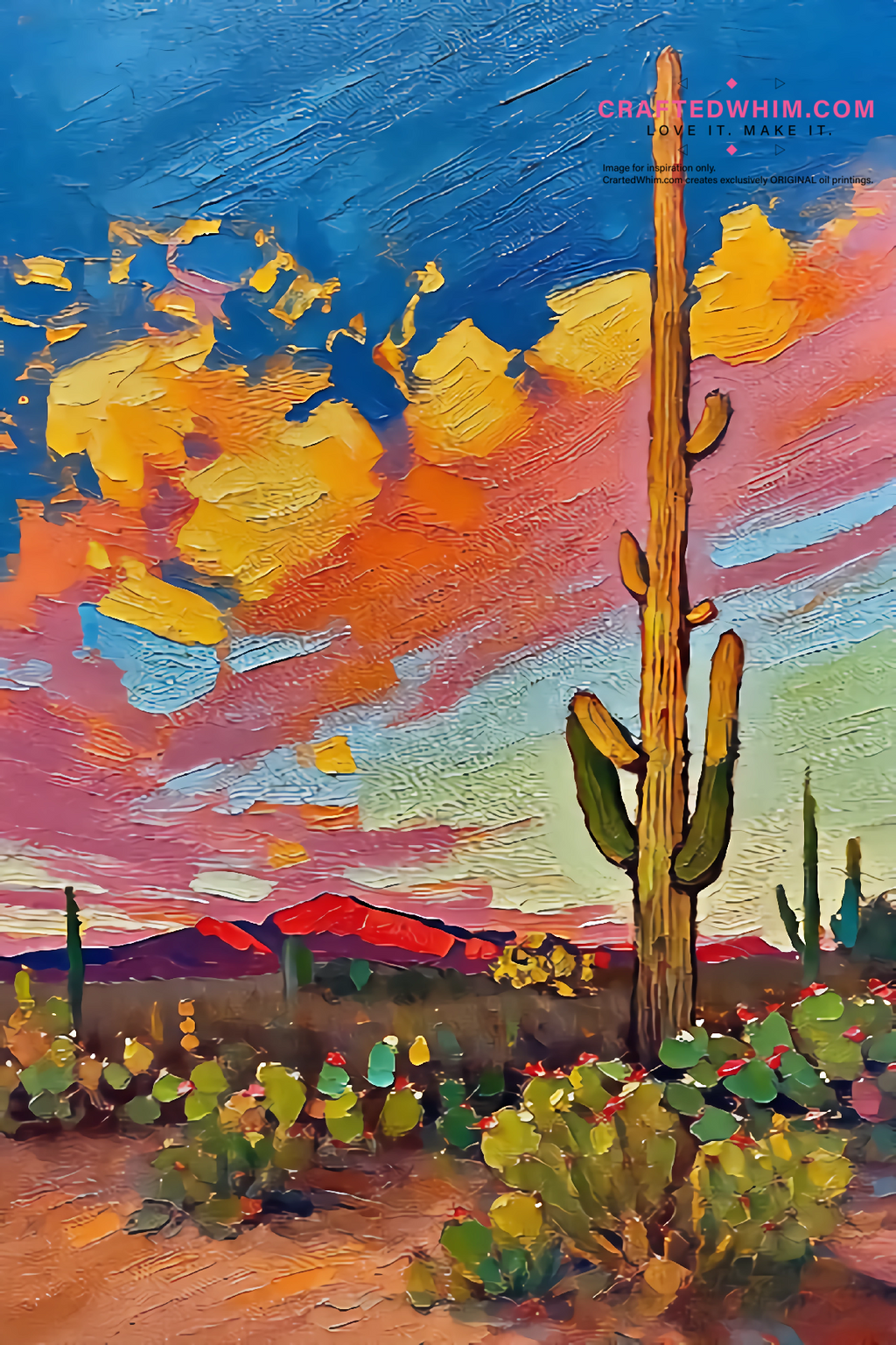 Entropy of Color - oil painting print By Anson Ang HK