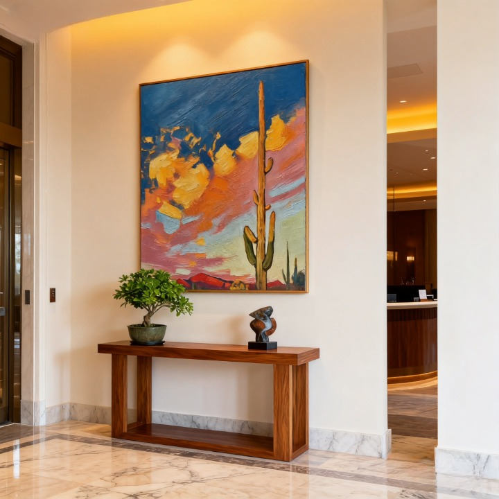 Entropy of Color - oil painting print By Anson Ang HK