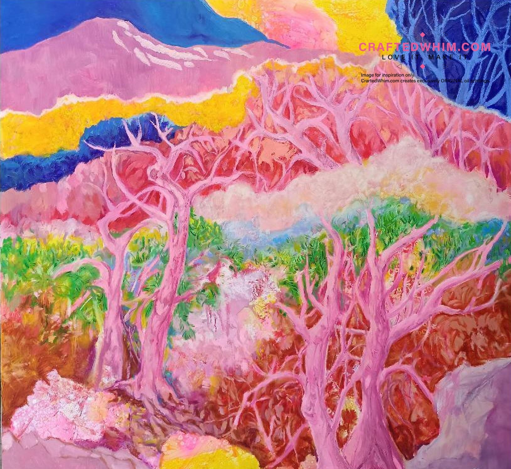 Euclidean Stroke - oil painting print By Anson Ang HK