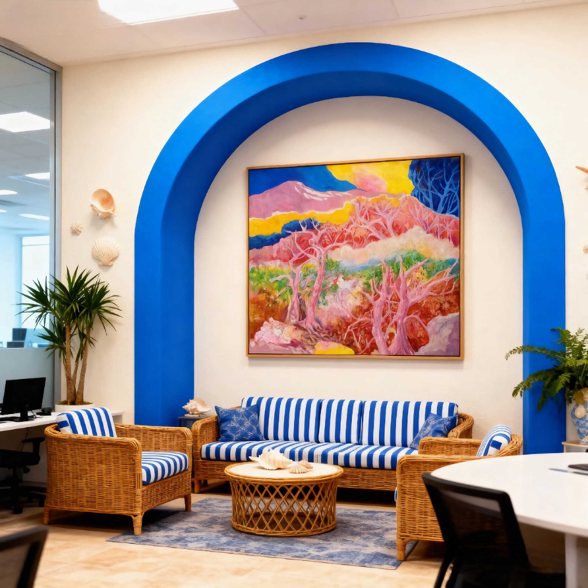 Euclidean Stroke - oil painting print By Anson Ang HK