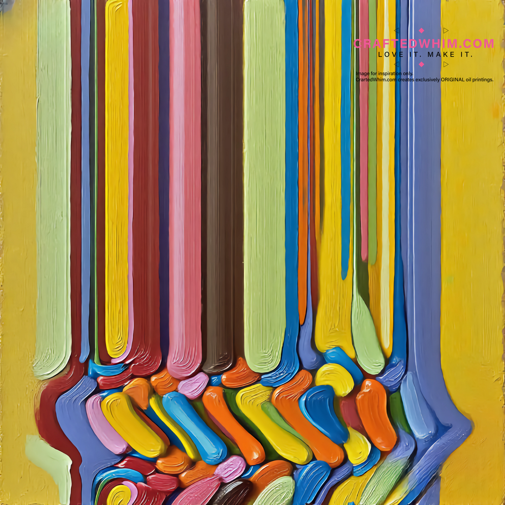 Faded Growth Rings - oil painting print By Anson Ang HK